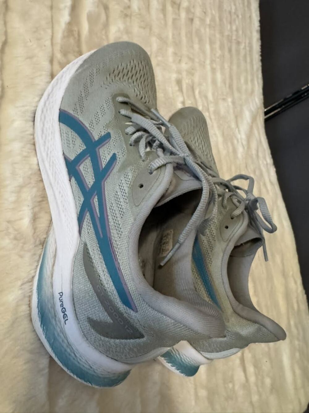 ASICS Novablast 4 Men's Running Shoes Gray Blue US 10 UK 8 EU 42 1011B693
